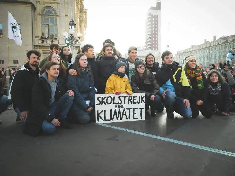 Greta's climate strike in Turin, image 3