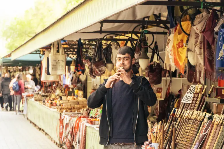 Market vendor in Yerevan